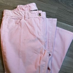 Pink Bell Bottom Corduroy Jeans